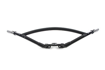 49-0373 - Hollywood Style Offset Handlebars Black by V-Twin