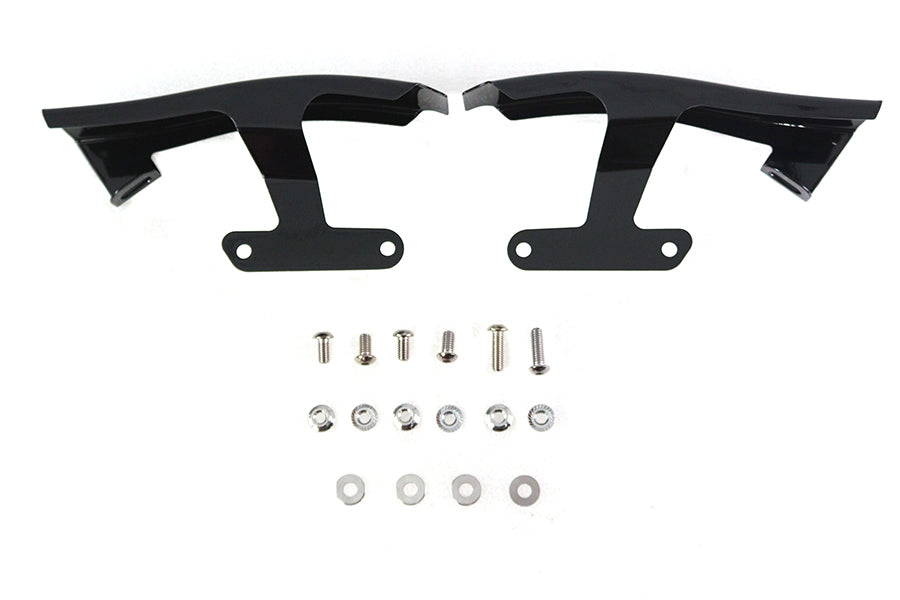 49-0469 - Black Saddlebag Filler Strip Set by V-Twin