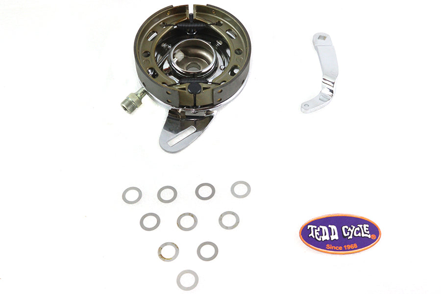 45 inch Chrome Rear Brake Backing Plate Assembly