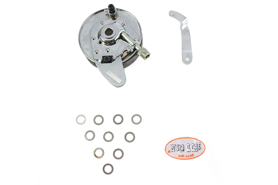 45 inch Chrome Rear Brake Backing Plate Assembly