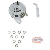 45 inch Chrome Rear Brake Backing Plate Assembly