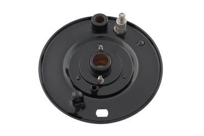 49-0609 - 45 inch Front Brake Backing Plate Black by V-Twin