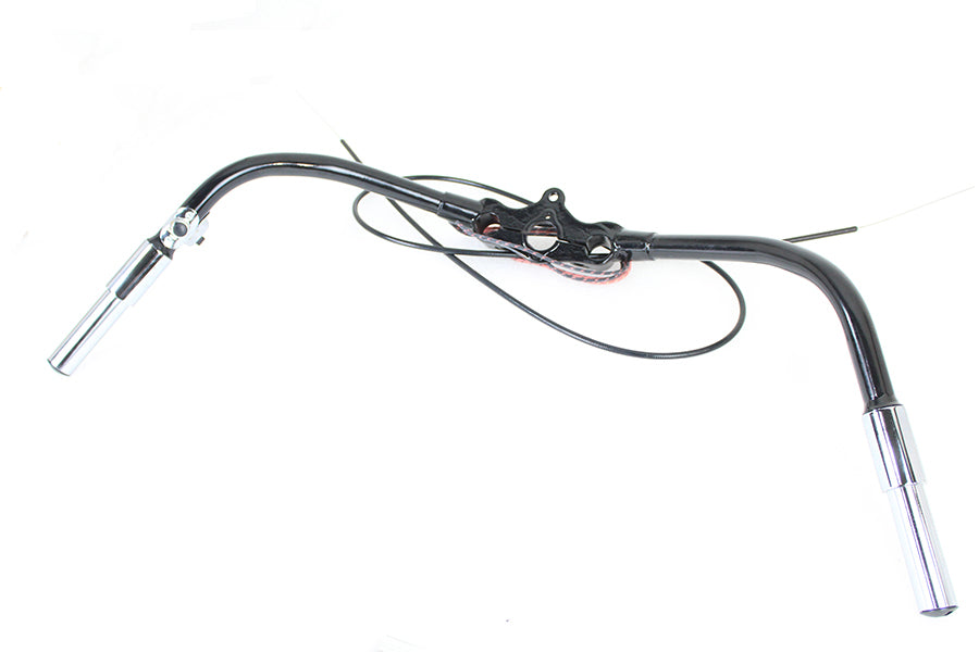 49-0615 - Spring Fork Handlebar Assembly Black by V-Twin