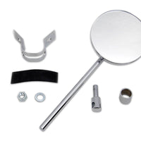 49-0660 - Replica Round Mirror Chrome by V-Twin