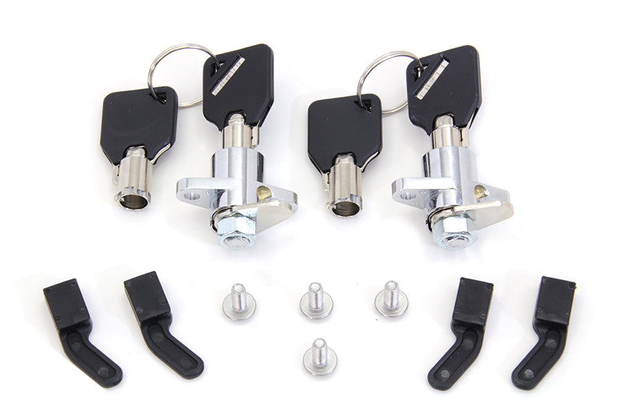 49-0724 - Saddlebag Lock and Key Kit by V-Twin