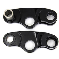 49-0738 - Black Spring Fork Rocker Set by V-Twin