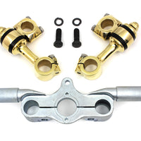 49-0824 - Brass Flanders Riser Kit by V-Twin