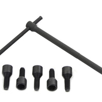 49-0830 - Wheel Lug Bolt and Wrench Kit Parkerized by V-Twin