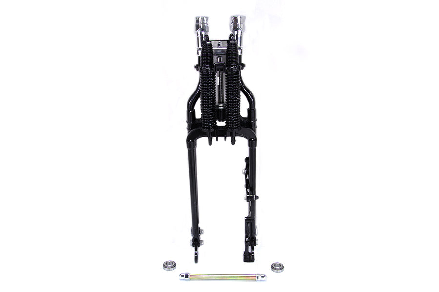 49-0839 - FLSTS Complete Inline Spring Fork Assembly Black by Wyatt Gatling