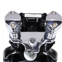 49-0839 - FLSTS Complete Inline Spring Fork Assembly Black by Wyatt Gatling