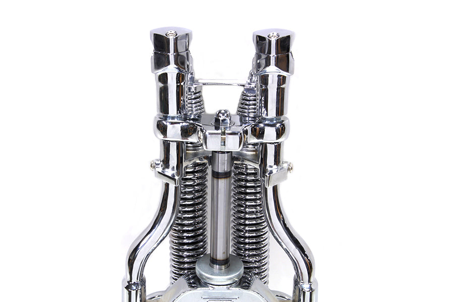 49-0843 - FLSTS Complete Inline Spring Fork Assembly Chrome by Wyatt Gatling