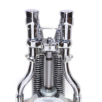 49-0843 - FLSTS Complete Inline Spring Fork Assembly Chrome by Wyatt Gatling