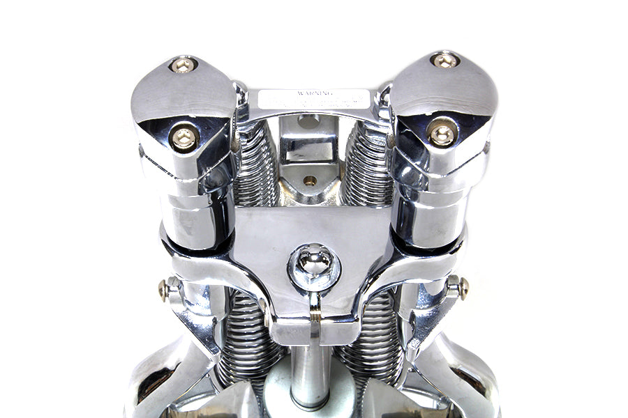 49-0843 - FLSTS Complete Inline Spring Fork Assembly Chrome by Wyatt Gatling