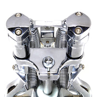 49-0843 - FLSTS Complete Inline Spring Fork Assembly Chrome by Wyatt Gatling