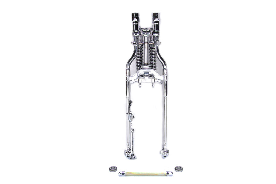 49-0843 - FLSTS Complete Inline Spring Fork Assembly Chrome by Wyatt Gatling
