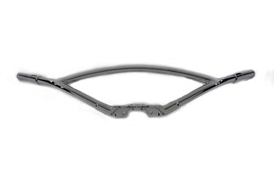 49-0859 - Chrome Hollywood Style Offset Handlebars by V-Twin