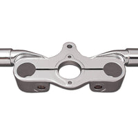 49-0944 - Spring Fork Top Triple Tree Inline Chrome by V-Twin