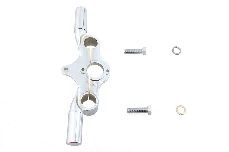 49-0954 - Spring Fork Top Tree Offset Chrome by V-Twin