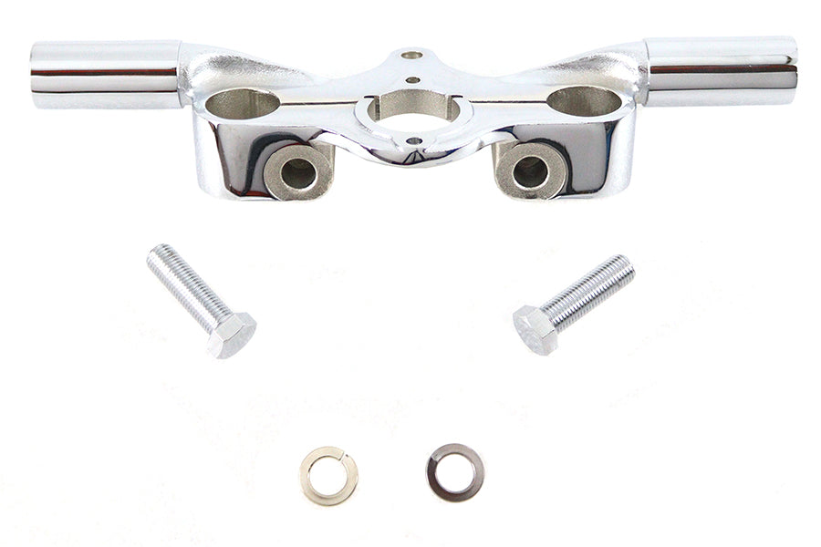 49-0954 - Spring Fork Top Tree Offset Chrome by V-Twin