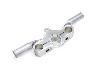 49-0955 - Spring Fork Offset Top Tree with Ears Satin Nickel Finish by V-Twin