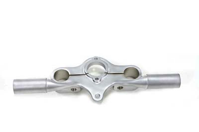 49-0955 - Spring Fork Offset Top Tree with Ears Satin Nickel Finish by V-Twin