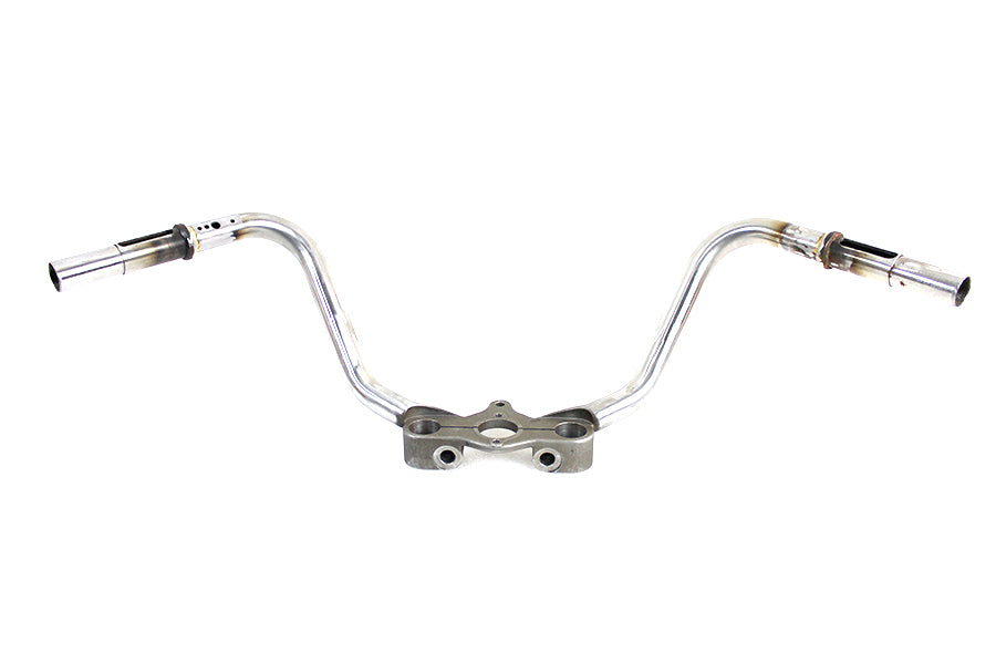 49-0998 - WR Hillclimber Spring Fork Inline Handlebar Raw by V-Twin