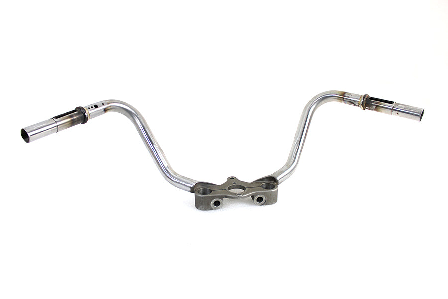49-0998 - WR Hillclimber Spring Fork Inline Handlebar Raw by V-Twin
