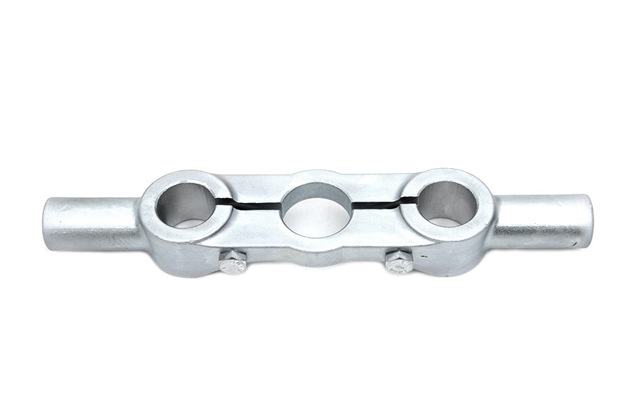 49-1104 - VL Spring Fork Top Triple Tree White Zinc by V-Twin