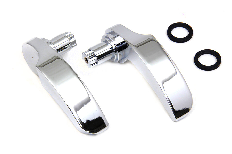 49-1266 - Chrome Saddlebag Handle Kit by V-Twin