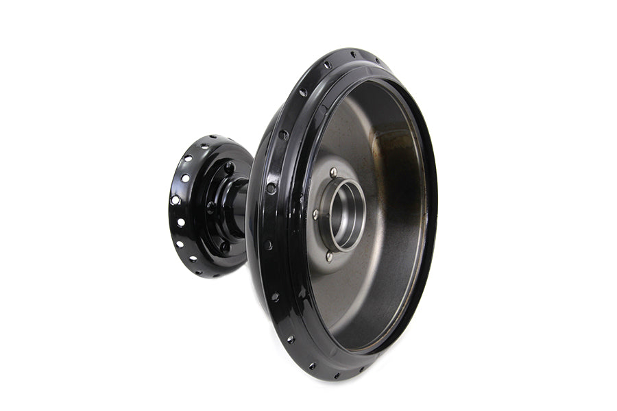 49-1275 - Front Wheel Hub and Brake Drum Black by V-Twin
