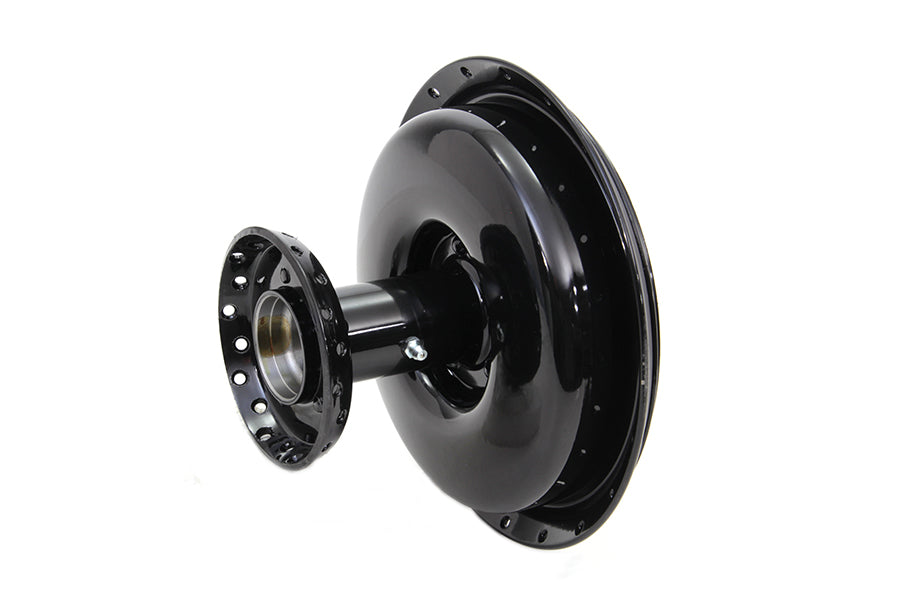 49-1275 - Front Wheel Hub and Brake Drum Black by V-Twin