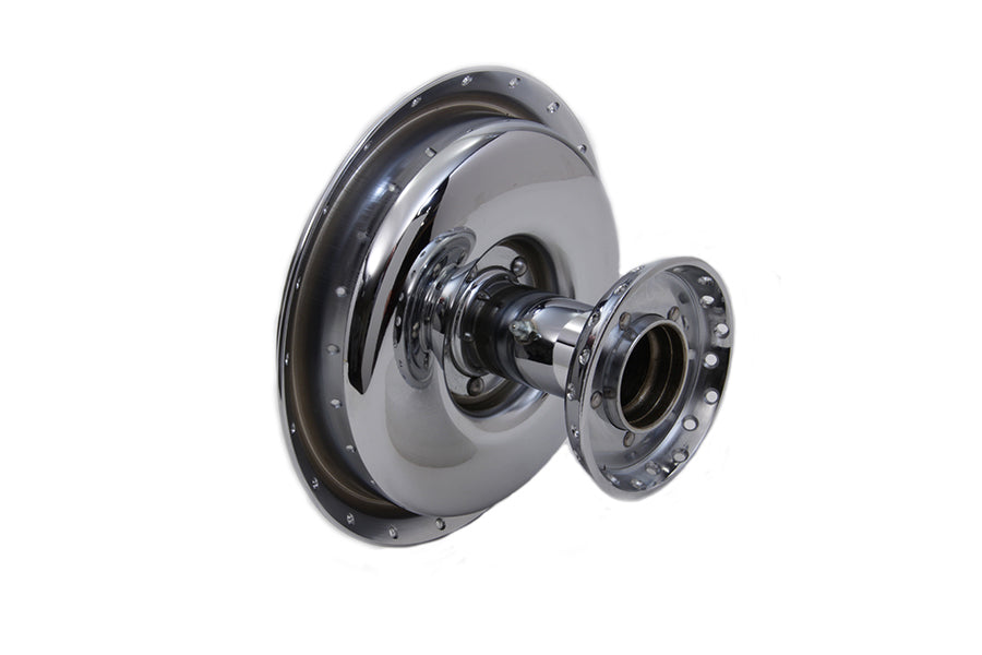 49-1277 - Front Wheel Hub and Brake Drum Chrome by V-Twin