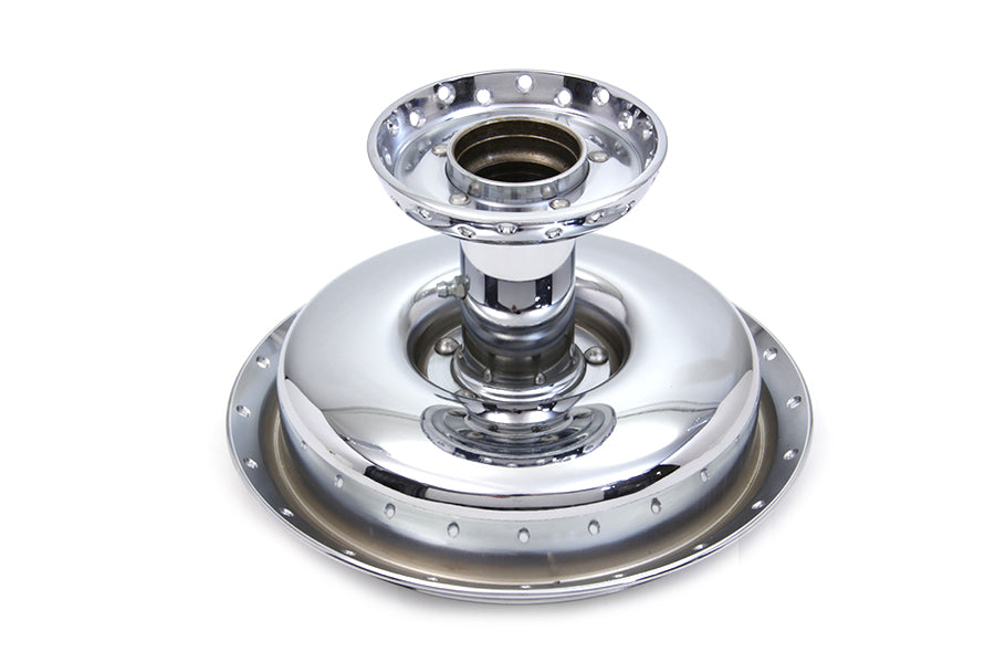 49-1277 - Front Wheel Hub and Brake Drum Chrome by V-Twin