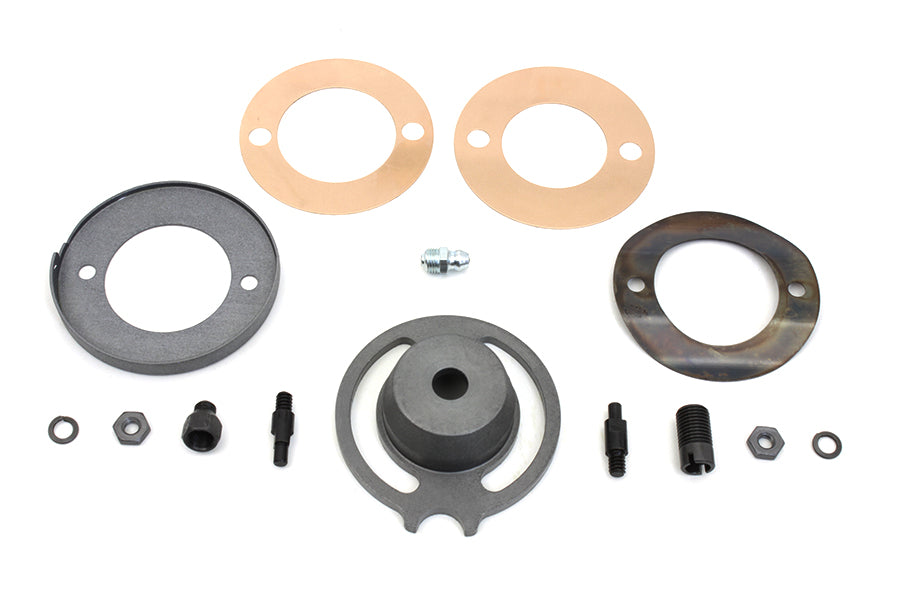 49-1311 - Parkerized Front Brake Plate Cover Kit by V-Twin