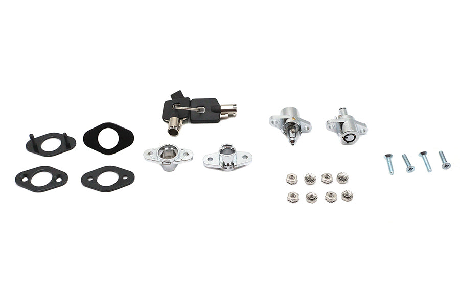 49-1420 - Universal Saddlebag Lock Kit by V-Twin