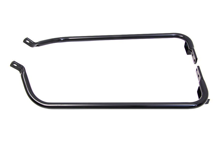 49-1436 - Lower Saddlebag Guard Set Black by V-Twin