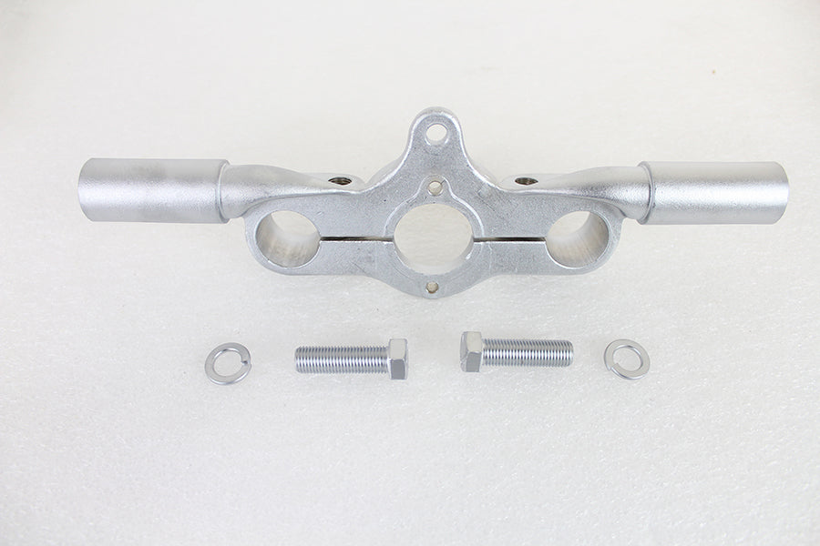 49-1541 - Top Triple Tree Inline Satin Nickel by V-Twin