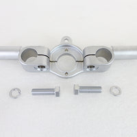 49-1541 - Top Triple Tree Inline Satin Nickel by V-Twin