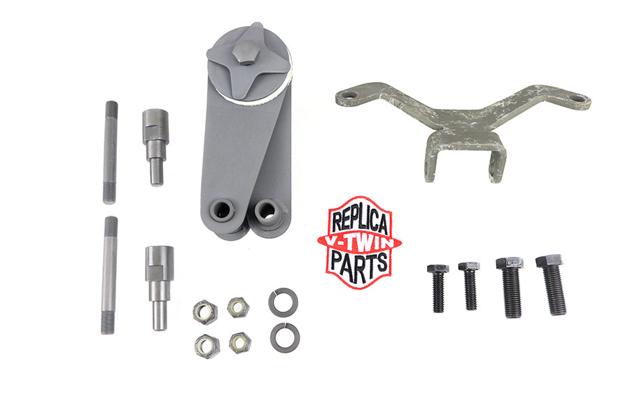 49-1577 - WR Parkerized Spring Fork Scissor Steering Damper Kit by V-Twin