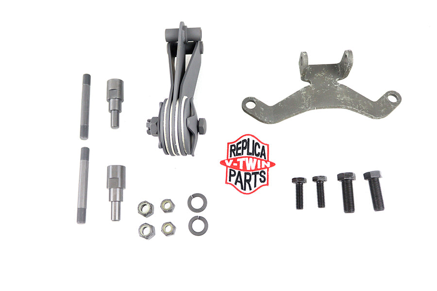 49-1577 - WR Parkerized Spring Fork Scissor Steering Damper Kit by V-Twin