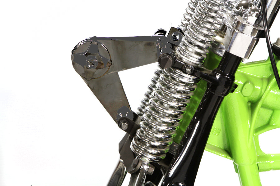 49-1577 - WR Parkerized Spring Fork Scissor Steering Damper Kit by V-Twin