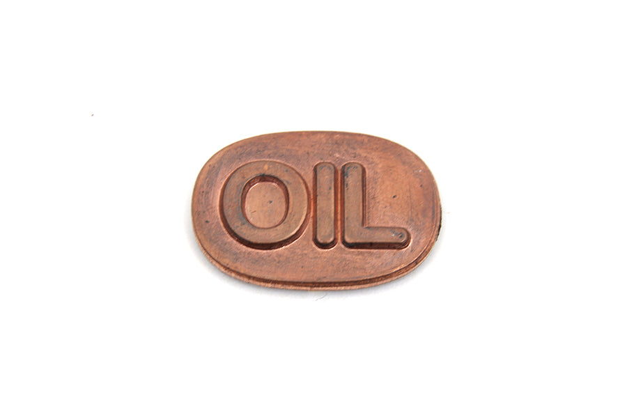 49-1666 - 45 inch Oil Tank Emblem by V-Twin