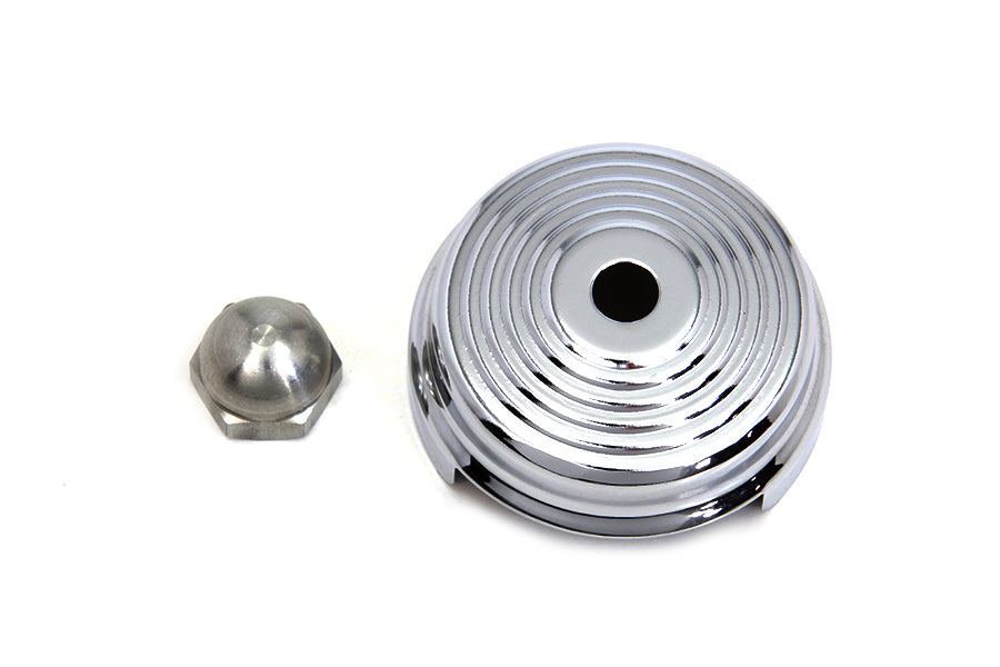 49-1785 - Chrome Spring Fork Damper Cover by V-Twin