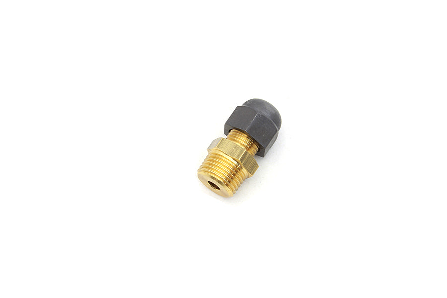 49-1791 - Knucklehead Rocker Box Cap with Fitting by V-Twin