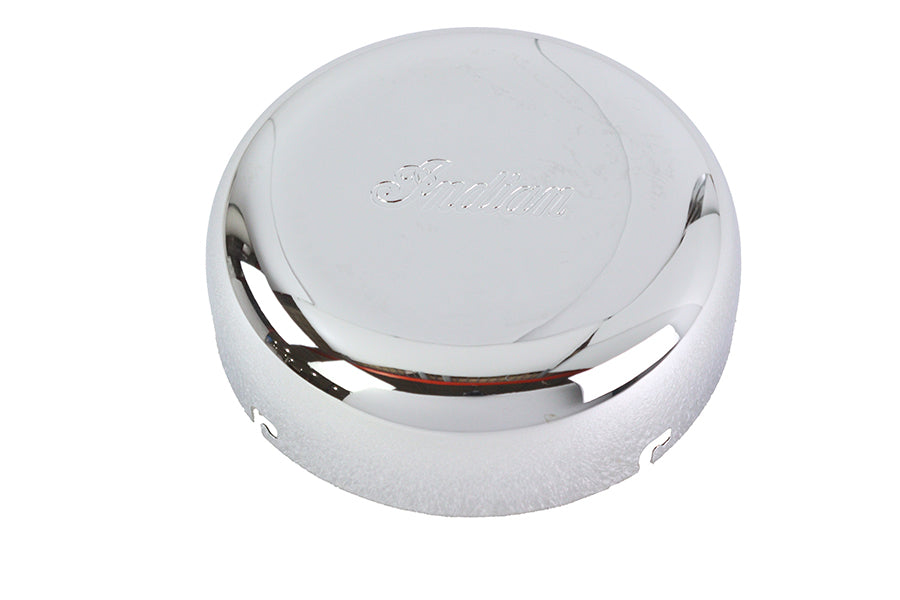 7 inch Script Air Cleaner Cover Chrome