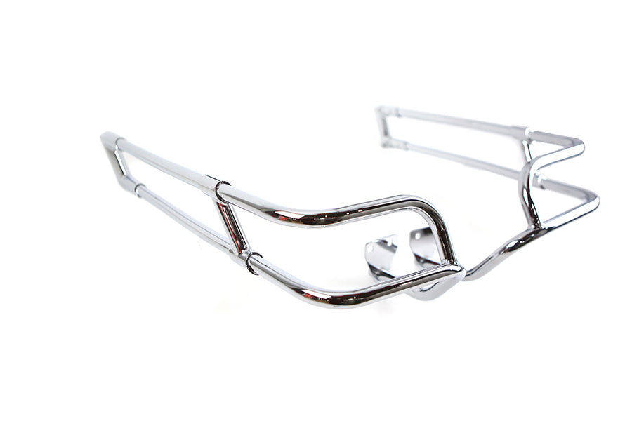 49-1873 - Chrome Saddlebag Rail Set by V-Twin