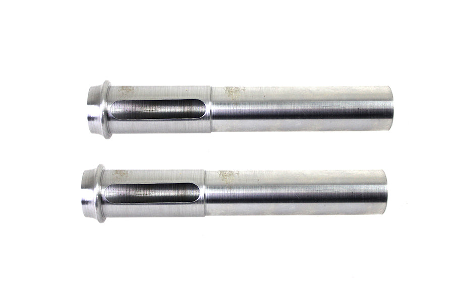 49-1878 - Handlebar Spiral End Set Raw by V-Twin