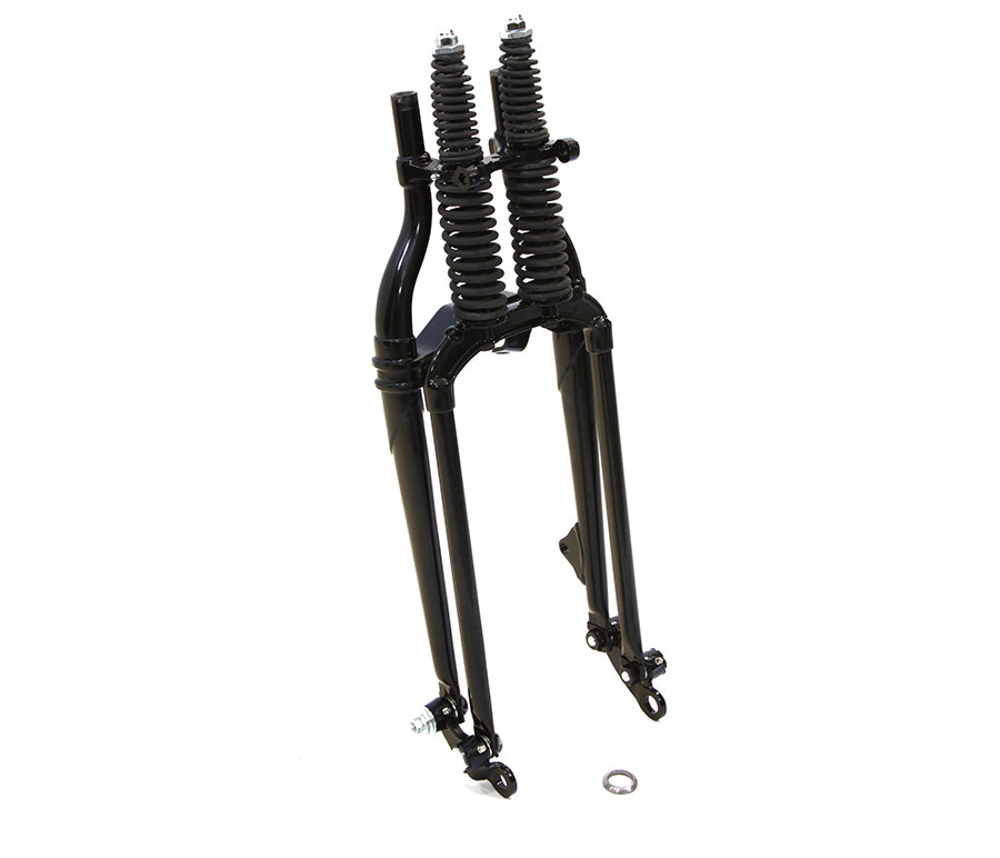 49-2407 - Black 18  Offset Spring Fork Assembly by V-Twin
