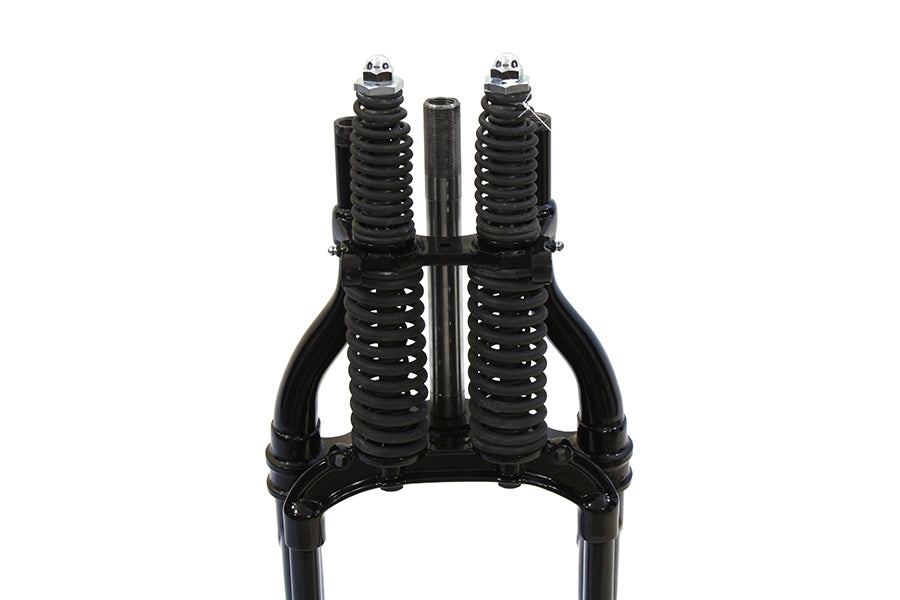 49-2407 - Black 18  Offset Spring Fork Assembly by V-Twin