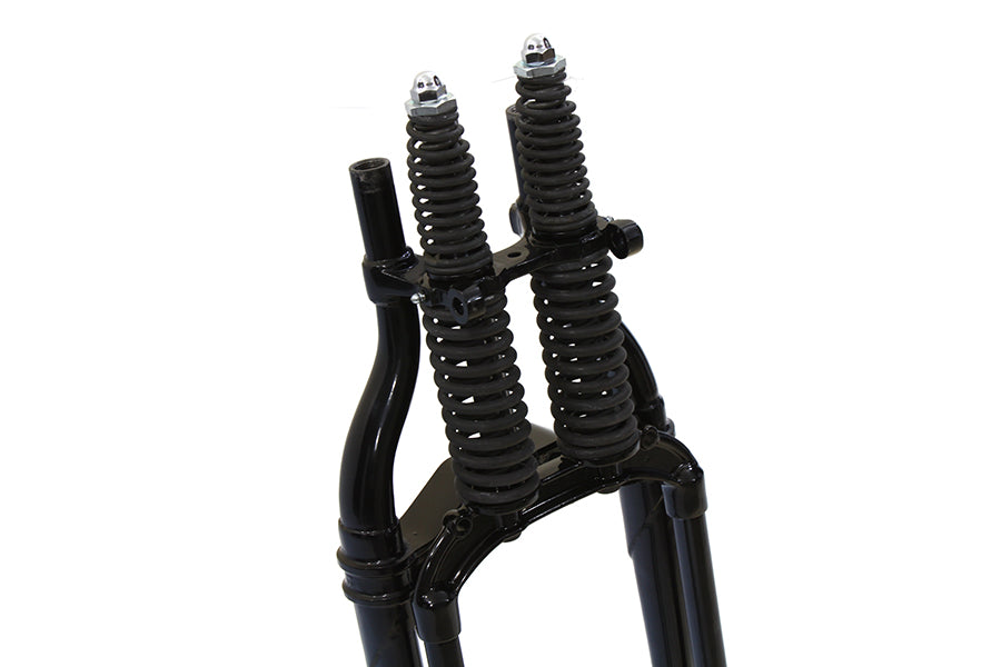 49-2407 - Black 18  Offset Spring Fork Assembly by V-Twin